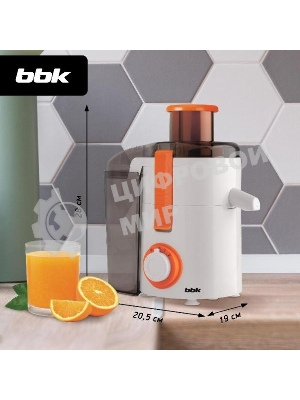 Соковыжималка BBK JC060-H20 белый/оранж