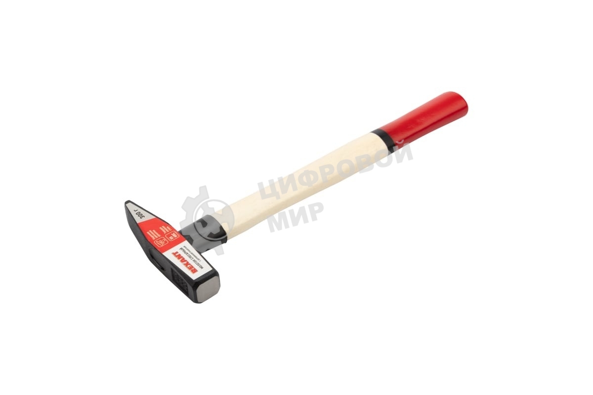 Молоток слесарный Rexant с деревянной рукояткой 300 г