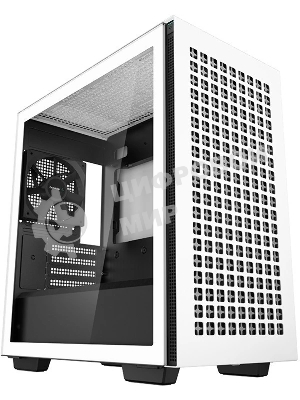 Компьютерный корпус Deepcool CH370 белый без БП mATX 1x120мм 1xUSB 2.0 1xUSB 3.0 audio bott PSU