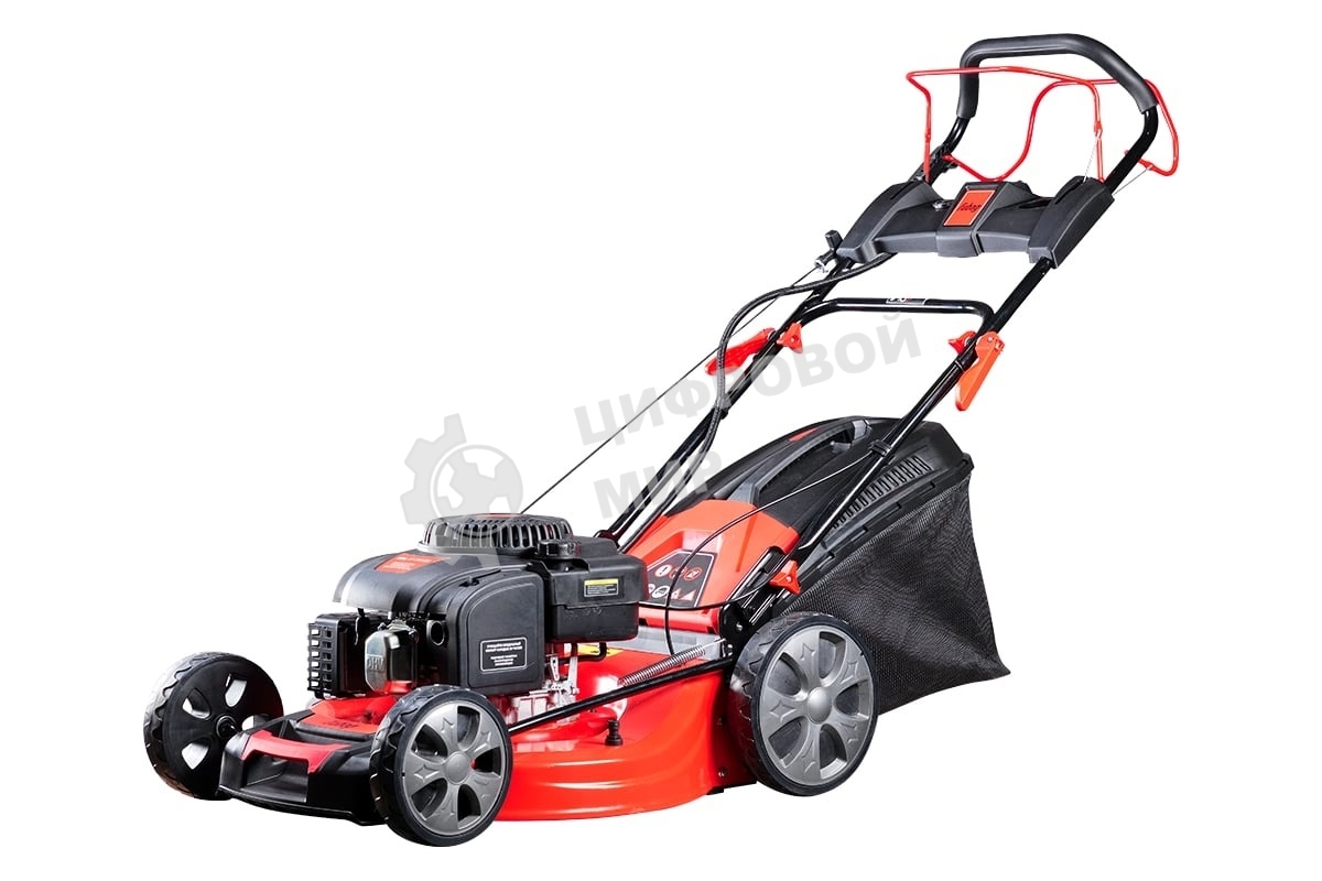 Газонокосилка бензиновая самоходная с электростартером FUBAG FPL 56 SM ES (4,3 л.с,4 тактный самоходна, ширина скаш 56 см, высота скаш мм 25-75, Мульчирование да, сборника, л 60) 46296