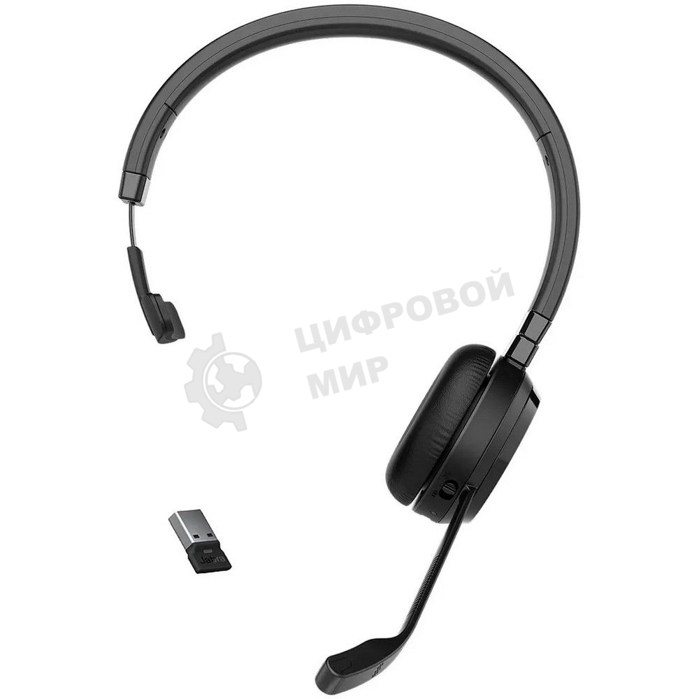Гарнитура беспроводная Jabra Evolve 65 TE, Link 390a MS Mono (PN: 6693-833-309)