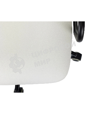 Кресло руководителя Бюрократ CH BALANCE белый экокожа крестов. металл черный