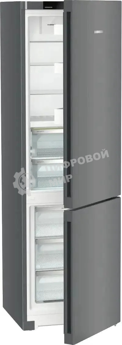 Холодильники Liebherr CBNdgc 5723-20 001 Plus темно-серый двухкамерный 255/94л морозилка снизу, No Frost
