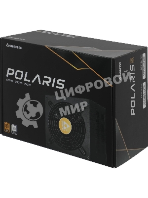 Блок питания Chieftec Polaris PPS-750FC, 750Вт, 80 PLUS Gold, 120мм, модульный, черный