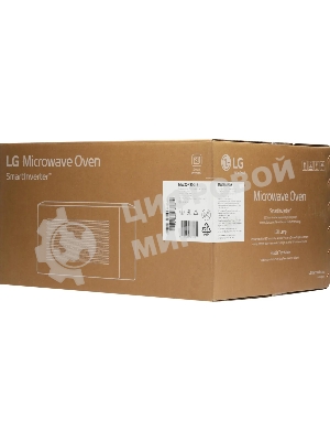 Микроволновая печь LG MW25R35GIS черный, 25 л, 1000 Вт, переключатели - сенсор