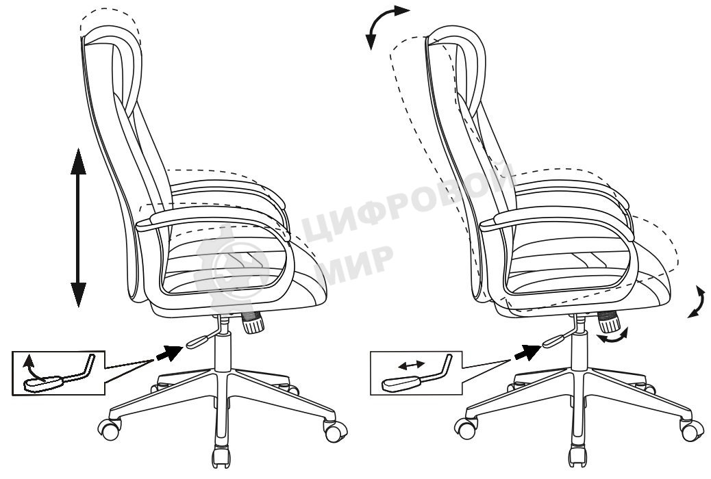 Кресло игровое Zombie 8 черный/синий искусственная кожа крестовина пластик