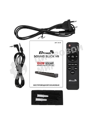 Акустическая система ELTRONIC Саундбар SOUND SLICK 7 (20-09) черный