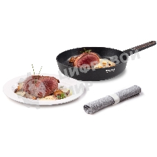 Сковорода Rondell Walnut RDA-1941 круглая 26 см, покрытие: антипригарное ручка несъемная (без крышки) черный