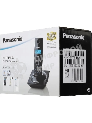 Телефон беспроводной (DECT) Panasonic KX-TG1711RUW (белый) АОН, Caller ID,12 мелодий звонка,подсветка дисплея,поиск трубки