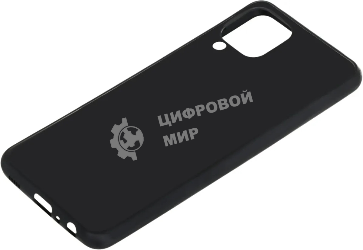 Чехол (клип-кейс) BORASCO Silicone Case, для Samsung Galaxy A22/M22, черный