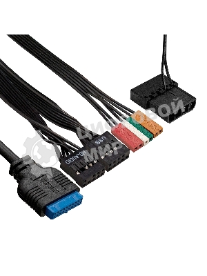 Компьютерный корпус Minitower ExeGate mEVO-9302-NPX450 (mATX, БП 450NPX с вент. 12см, 2хUSB+1хUSB 3.0, HD аудио, черный, с RGb подсветкой)