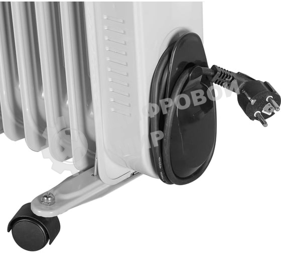 Обогреватель масляный Ресанта ОМПТ-12Н (11 секций) белый, 2500 Вт, 25 м2, термостат 67/3/5