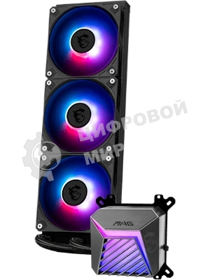 Система жидкостного охлаждения MSI MAG CORELIQUID A15 черный 120мм алюминий+медь 2050rpm 28.7db 4-pin