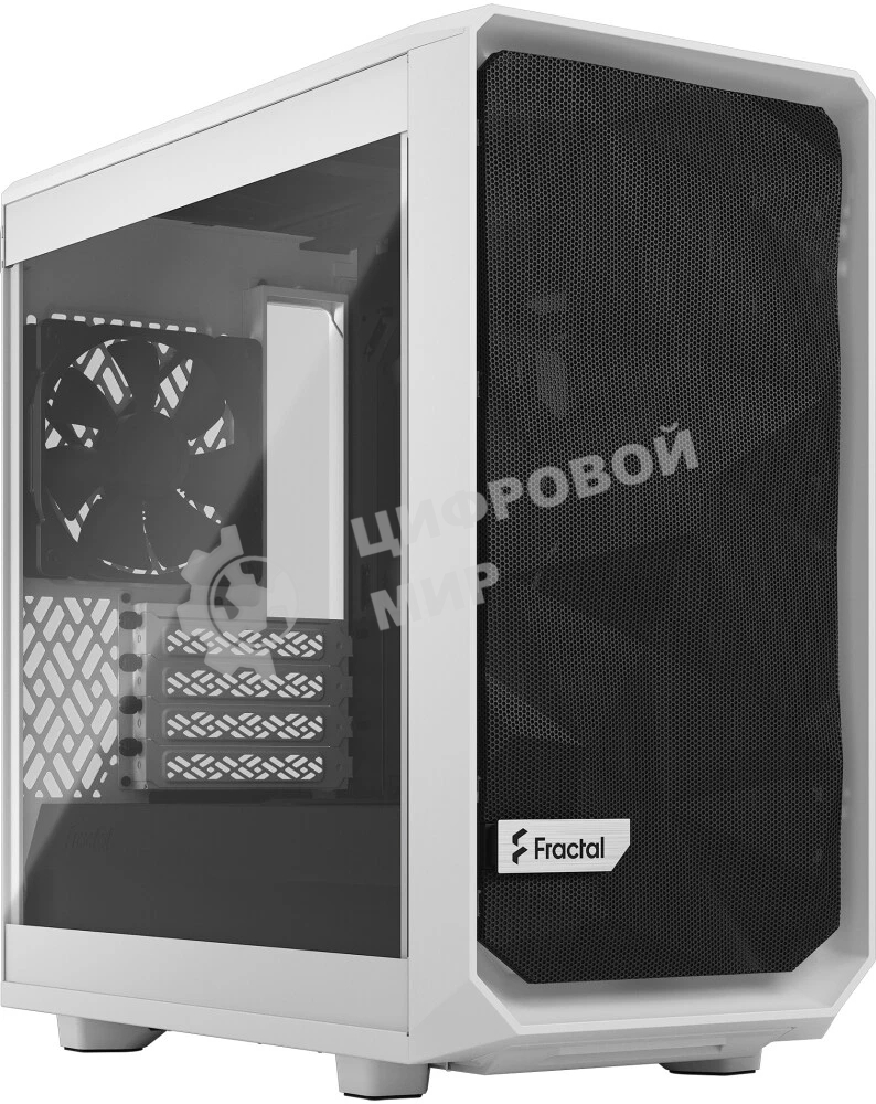 Компьютерный корпус Fractal Design Meshify 2 Mini белый TG Clear Tint/FD-C-MES2M-02