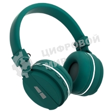 Беспроводные наушники MORE CHOICE HW15 зеленый, накладные, Bluetooth, до 6 ч