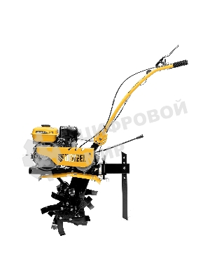 Мотоблок Denzel DPT-270SB, 7 л.с., ремен.сцеп, фрез 3х4, ШОМ, без колес, передачи 2В/1Н