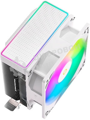 Кулер для процессора Ocypus Gamma A20 WH ARGB, 92mm FARGB FAN, Top FARGB Panel, 2 HEAT PIPES, 3-PIN, 1900 RPM, 21DBA, HYDRO BEARING, LGA115X/1200/1700/18XX, AM4/AM5