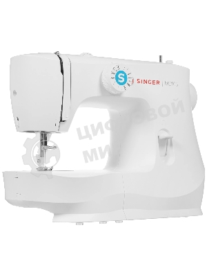 Швейная машина Singer M 2105 белый, электромеханическая, вертикальный качающийся, 8 операций, петля полуавтомат