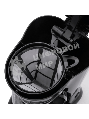Кофеварка капельная Maunfeld MF-732BK черный, исп. кофе - молотый, 1,5 л, 1000 Вт