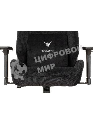 Кресло игровое Бюрократ Knight N1 Fabric черный Light-20, с подголов. крестовина металл
