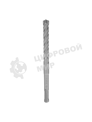 Бур по бетону Denzel цельная крестовая пластина, 12x165 мм, SDS PLUS