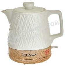 Чайник электрический DELTA LUX DE-1020 белый
