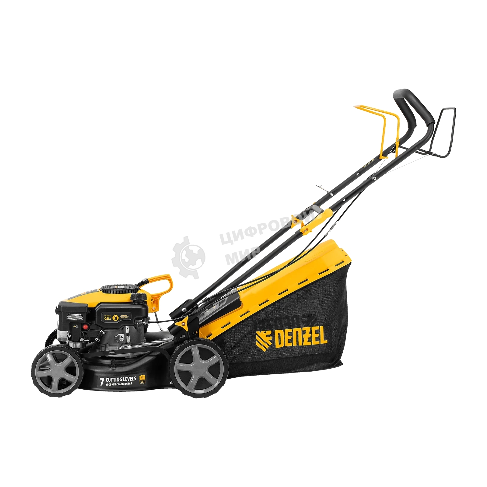 Газонокосилка бензиновая Denzel GLD-410SP-K, 150 см3, 41 см, привод, 40 л