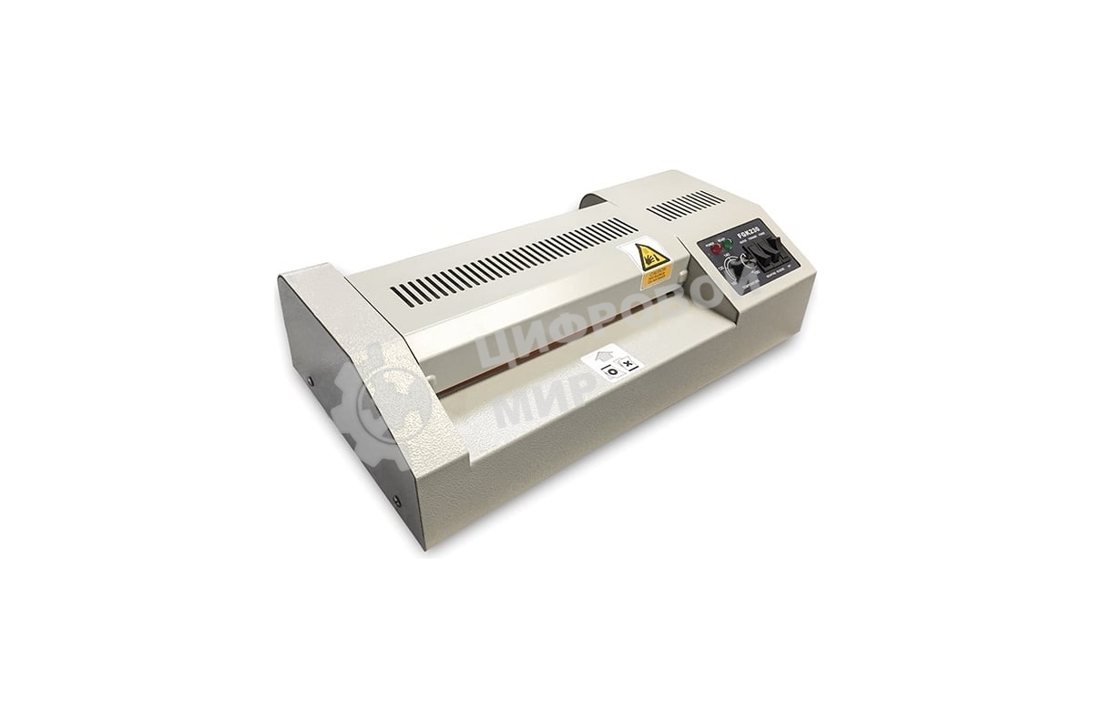 Ламинатор Гелеос FGK 230, А4, 2х250 (пленка 60-250мкм), 600 мм/мин, 4 вала, реверс, хол. ламин., регул. темп., металл. корпус, мах толщина 2мм