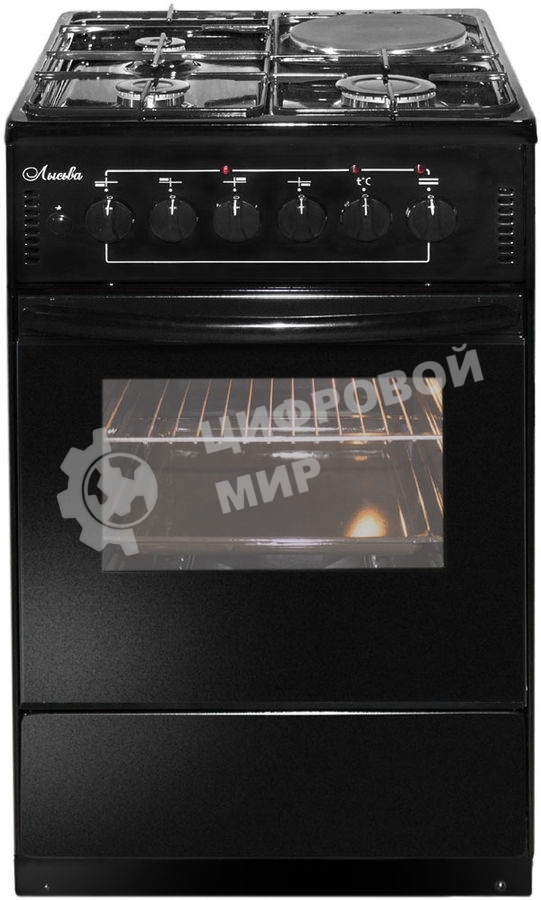 Плита Газовая Лысьва ЭГ 1/3г01-2у черный