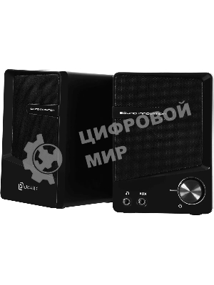 Акустическая система Oklick OK-126 2.0 черный 6Вт