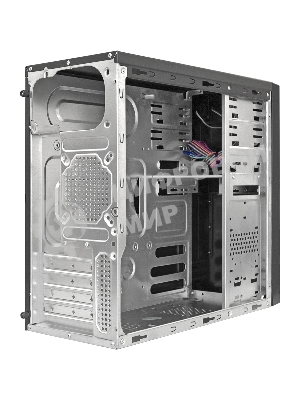 Компьютерный корпус Minitower ExeGate MA-372UX Black, mATX UN400, 120мм 2*USB+2*USB3.0, Audio