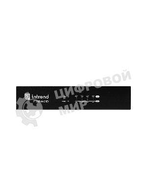 Аудиопроцессор Intrend ITDSP-0404Dv2 цифровой, 4x4 аналоговых входов/выходов, AEC, AFS, ANC, Dante 4x4, USB-B 2x2 на задней панели, PoE, управление по RS232/485, IP