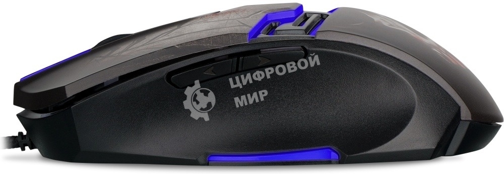 Мышь проводная SVEN RX-G805 черный, 8000 dpi, USB, кнопки - 6