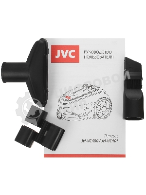 Пылесос JVC JH-VC400 серый, 320/1800 Вт, уборка сухая, пылесборник контейнер, 2.5 л.