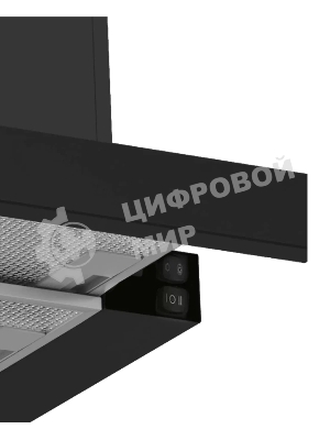 Вытяжка встраиваемая Candy CBT60RBG-07 чёрный, 60 см, 650 м³/ч, 70 дБ