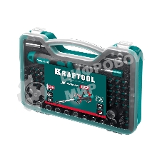 Набор: отвертка-битодержатель с насадками KRAFTOOL X-Drive-122, 122 шт (26816)