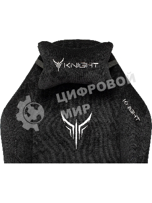 Кресло игровое Бюрократ Knight N1 Fabric черный Light-20, с подголов. крестовина металл