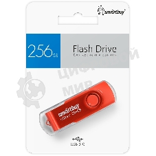 Флешка USB R/W SmartBuy R/W (SB256Gb3TWR) UFD 3.0/3.1 256Gb,Twist красный красный