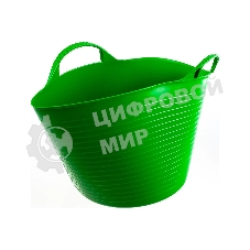 Ведро гибкое Сибртех сверхпрочное 14 л, зеленый
