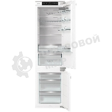 Встраиваемый холодильник Gorenje NRKI519E82WF, 193 см, электронное управление, цифровой дисплей, Wi-Fi, NoFrost Dual, Multiflow 360, контейнер CrispZone с контролем влажности, функция ConvertActive, AdaptTech, MultiAdjust, жесткое крепление, инверторный компрессор, уровень шума 35 дБ
