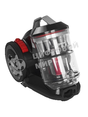 Пылесос Centek CT-2523 черный/красный, 420/2400 Вт, уборка сухая, пылесборник контейнер 3.5 л