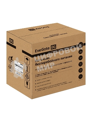 Комплект источника бесперебойного питания Exegate EX295991RUS + батарея 45Aч EX285666RUS 4шт (инвертор, синус, для котла) ExeGate SineTower SZ-5000.LCD.AVR.2SH.1C13.T.RJ.USB <5000VA/4000W, чистый синусоида, LCD дисплей, AVR, 2хSchuko+1хC13+клеммы, RJ45/11, USB, линейно-интерактивный, черный> + батарея ExeGate HRL 12-45 (12В, 45Ач) 4шт