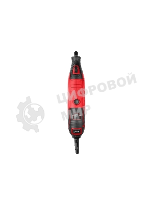 Прямошлифовальная машина (гравер) Зубр ЗГ-160 КН41, 220В, 160 Вт, 3.2 мм, 15000-35000 об/мин, набор насадок, цанг и державок, гибкий вал, штатив, 41 предмет, кейс