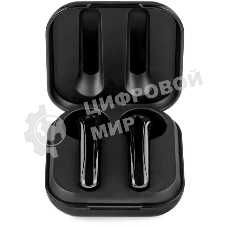 Наушники TWS UBEAR Vibe черный, вкладыши, Bluetooth, до 4 ч