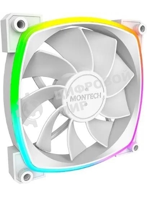 Вентилятор для корпуса MONTECH RX120 PWM белый, 120 мм, 1600 об/мин, 27 дБ, 4 pin