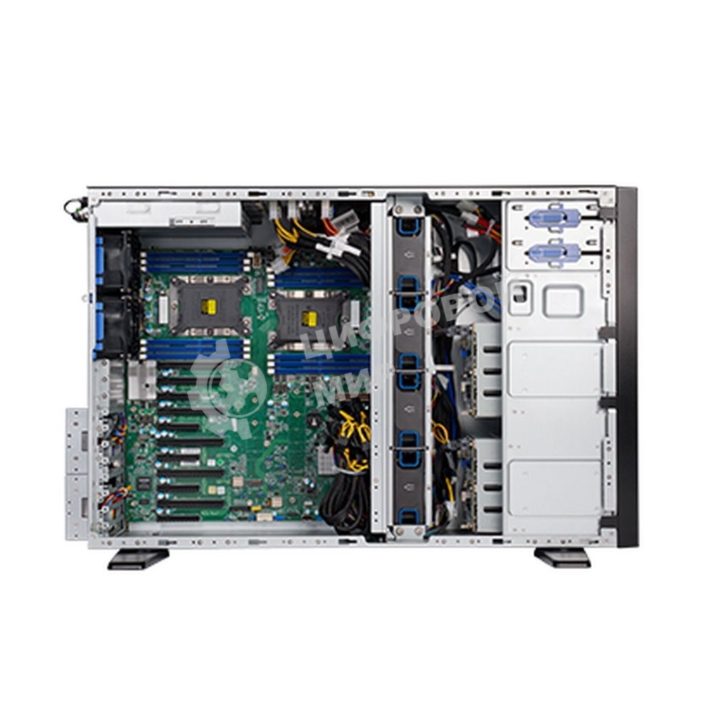 Серверный корпус SR11369H01*15639 TOWER SEVER,4U,BK CC1012,W/PSU+MINI SAS HD,12G+FAN,SINGLE+PALLET,REV.: