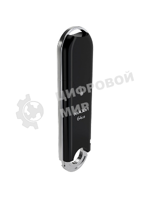 Флешка USB Maxvi P2 black (FD64GbUSB20C10P2), 64Gb, USB 2.0, R/W 20/10, черный