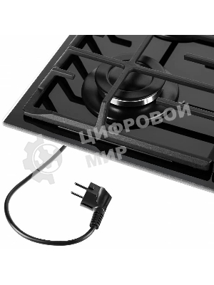 Газовая варочная панель Maunfeld EGHG.64.63CB/G, 4 конфорки, закаленное стекло, черный