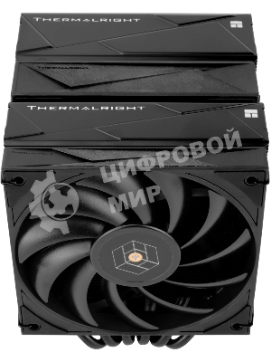 Устройство охлаждения (кулер) Thermalright Royal Knight 120 Soc-AM5/AM4/1200/1700/1851 черный 4-pin 28.4dB Al+Cu Ret (RK120-BL)