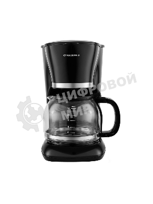 Кофеварка капельная Maunfeld MF-732BK черный, исп. кофе - молотый, 1,5 л, 1000 Вт